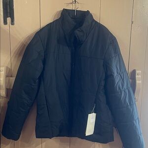 All in Motion Black Puffer Jacket, size medium, NWT